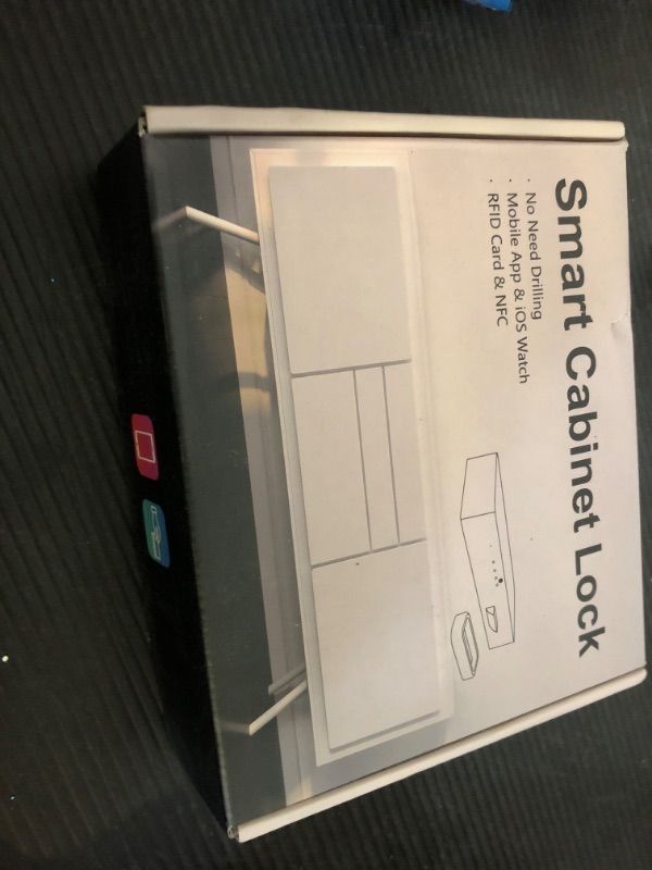 Photo 1 of Smart Cabinet Lock, Anweller Hidden No Drill Adhesive Magnetic Baby Proofing Child Proof Drawer Locks, Keyless RFID Bluetooth Cabinet Locks for Adults File Kitchen Cupboard Closet Liquor - Black