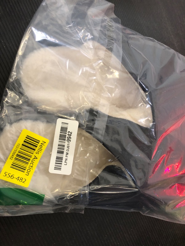 Photo 1 of LORDFON Mens-Memory-Foam-Slip-On-House-Slippers Closed Toe Scuff Indoor Home Slipper for Men Comfy Cozy Soft Non-Slip Bedroom Slippers Houseshoes Black