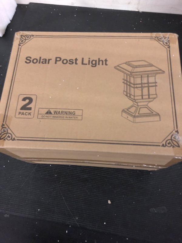 Photo 1 of Solar Post Light - 2 pack