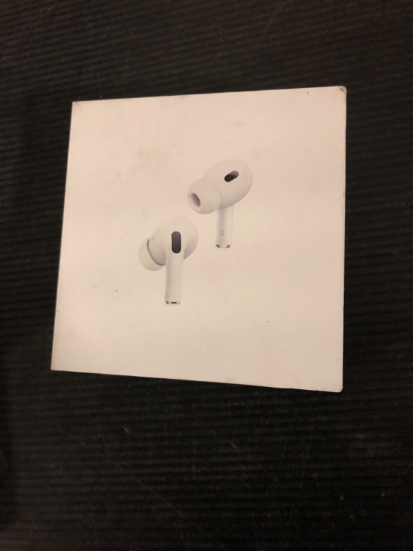 Photo 2 of Apple AirPods Pro 2 Wireless Earbuds, Active Noise Cancellation, Hearing Aid Feature, Bluetooth Headphones, Transparency, Personalized Spatial Audio, High-Fidelity Sound, H2 Chip, USB-C Charging