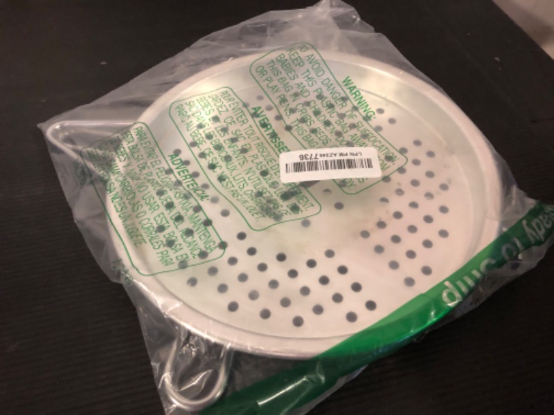 Photo 1 of Perforated Turkey Fryer Hook with Base Rack, Stainless Steel Chicken Poultry Vertical Roasting Spit with Handle Lifter for Outdoor Turkey Deep Fryer Pot Propane Stove, Turkey Fryer Accessory Kit