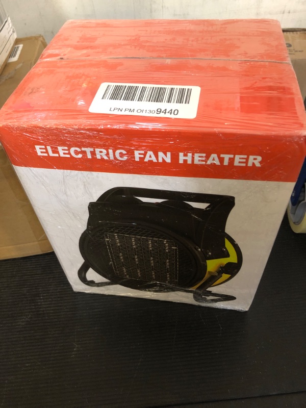Photo 1 of Outdoor Patio Heater, 1500W Garage Heater for Garage Overheat Protection, 3S Fast Heating, Fan Patio Heaters with Long Cord for Greenhouse, Garage, Patios,Outdoor Use