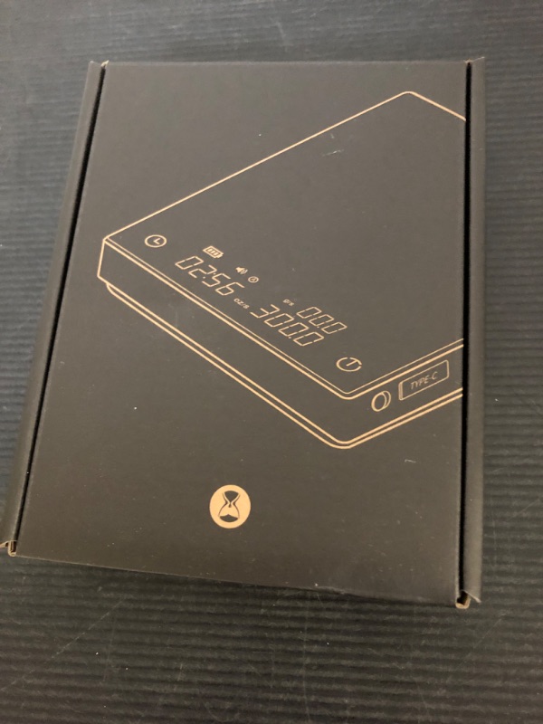 Photo 1 of TIMEMORE Coffee Scale Basic 2.0 with Timer,Black Mirror Espresso Scale with Flow Rate Function, 2000g/0.1g High Accuracy, Digital Coffee Scale for Pour Over Drip Coffee, White