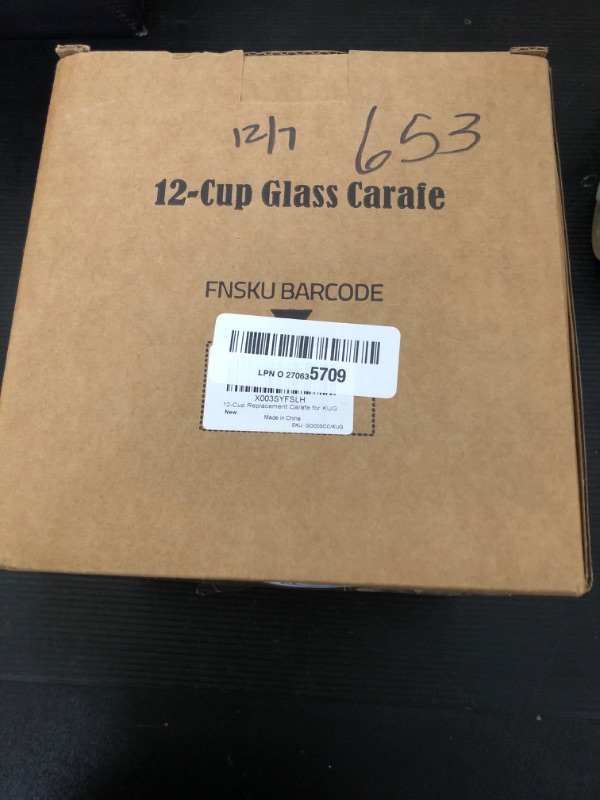 Photo 2 of 12-CUP Glass Replacement Coffee Carafe ONLY for KEURIG K-DUO Single Serve & Carafe Coffee Maker | NOT the K-Duo Essentials Model