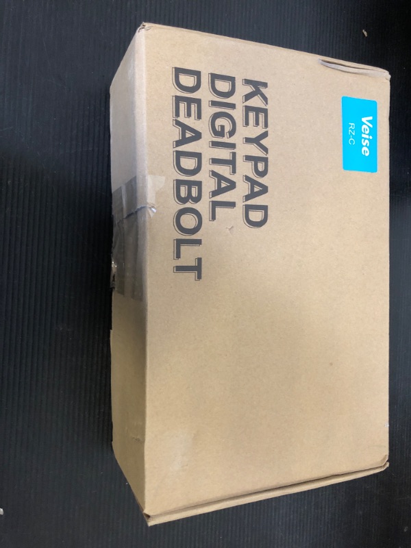 Photo 1 of Veise Keyless Entry Door Lock with 2 Lever Handles - Electronic Keypad Deadbolt, Auto Lock, Back Lit & Easy Installation Design, Front Door Handle Sets, Satin Nickel