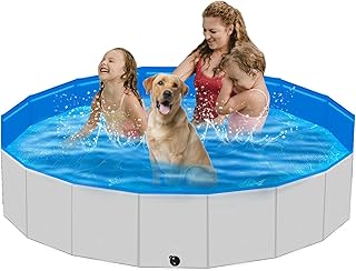 Photo 1 of Anti-Slip Kiddie Pool Hard Plastic, Swimming Pool for Dogs Cats and Kids Pet Puppy Bathing Tub