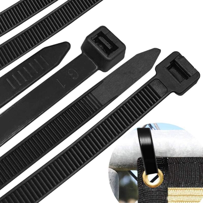 Photo 1 of 2 inch 115pcs Cable Zip Ties,Self-Locking Black Zip Ties Heavy Duty 265lbs Tensile Strength Nylon Cable Ties Outdoor Indoor Reusable UV Resistant Cable Wire Tie Wraps