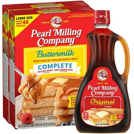 Photo 1 of **Exp 8/16/24**
Pearl Milling Company Syrup & Mix Combo 24 Fl.oz (Packaging May Vary)