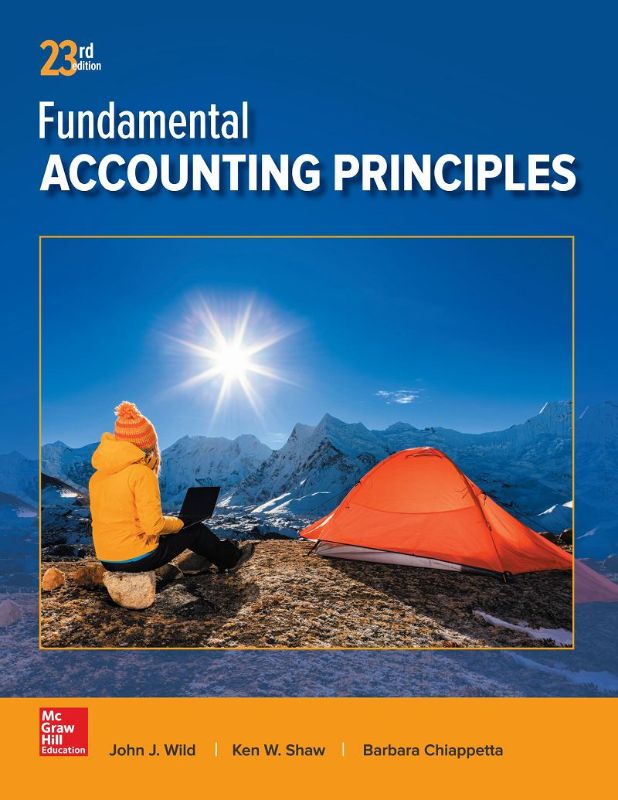 Photo 2 of 23RD EDITION LOOSE LEAF FOR FUNDAMENTAL ACCOUNTING PRINCIPLES (USED GOOD)