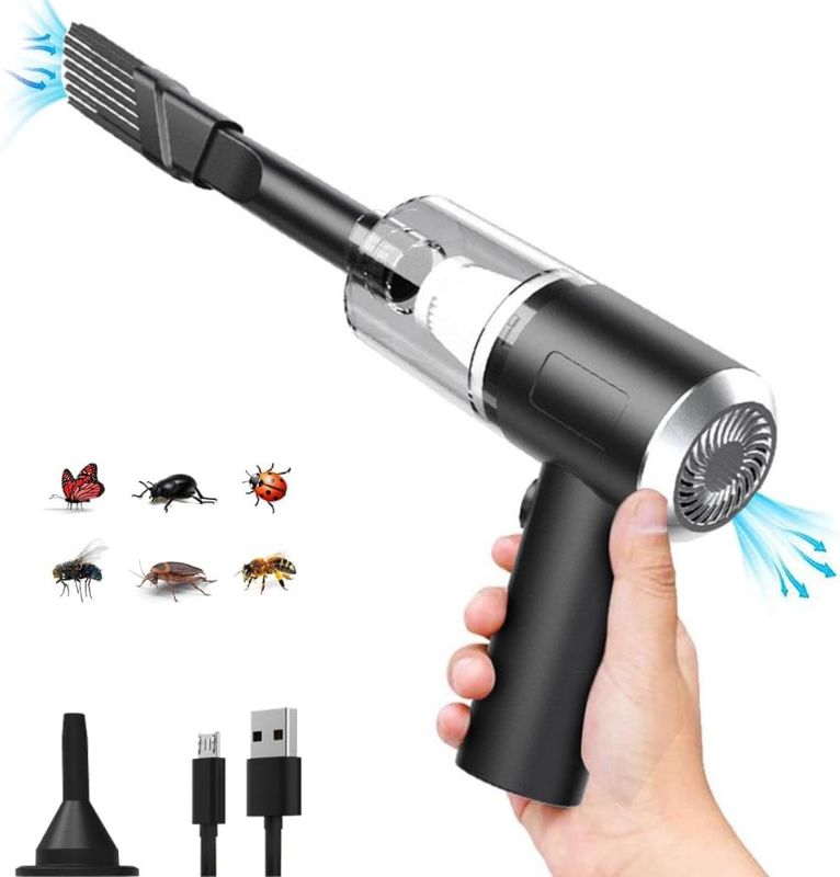 Photo 1 of **Power Cord not included**
Portable Cordless Handheld Vacuum 9000PA Wet Dry Vacuum Cleaner for Car Office Pet and Home Lightweight Cleaner Insect Spider Stink Bug Cockroach Moth Bee Dust Catcher
