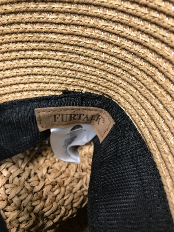 Photo 5 of ***Similar to Stock Photo***FURTALK Sun Hats for Women Brim Straw Hat Beach Hat UPF UV Packable Cap for Travel