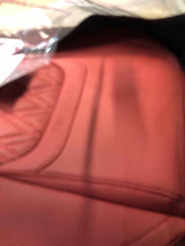 Photo 1 of **TOP SET COVER DAMAGED**
TINRAIYANG Car Seat Covers Full Set, Breathable Leather Automotive Front and Rear Seat Covers & Headrest, Universal Automotive Vehicle Seat Cover for Most Sedan SUV Pick-up Trucks, Wine Red