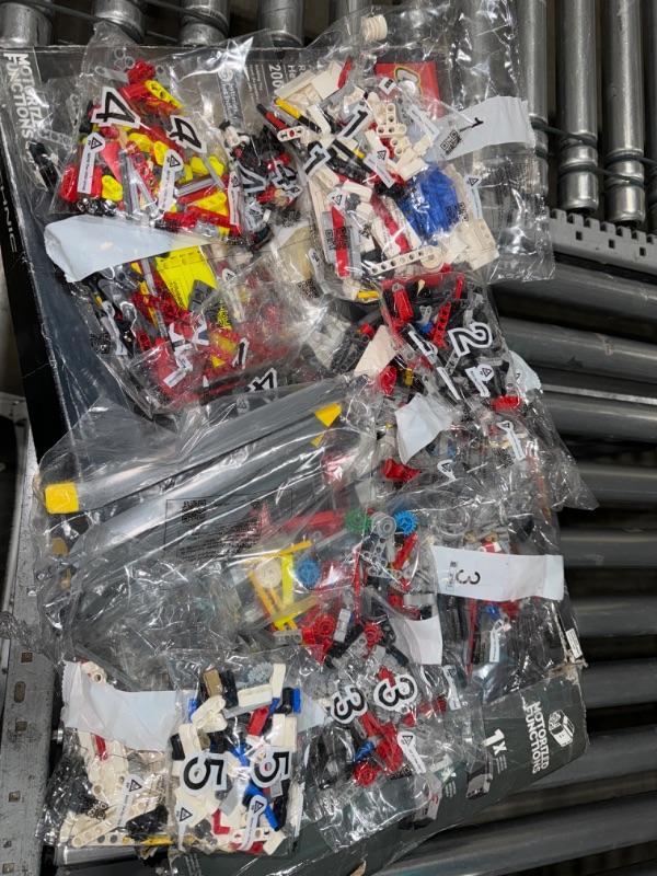 Photo 2 of *NO BOOK INCLUDED//BAGS 1-5 ONLY//ONE OF BAG 4 IS OPENED** LEGO Technic Airbus H175 Rescue Helicopter 42145 Building Toy Set for Kids, Boys, and Girls Ages 11+ (2,001 Pieces)