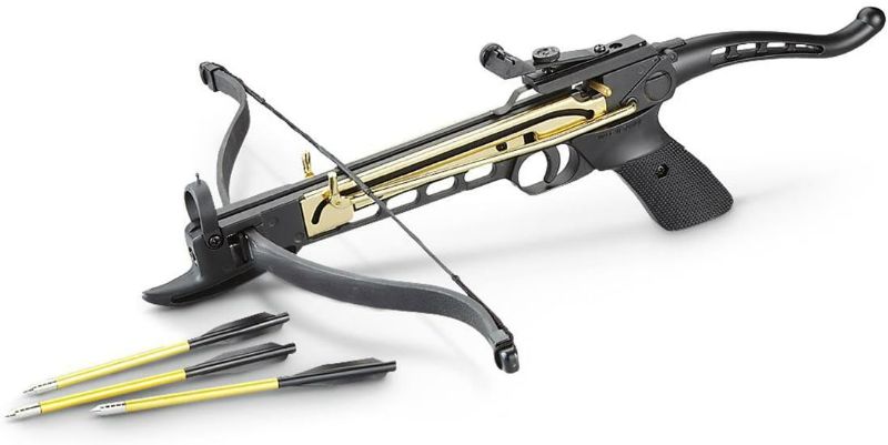 Photo 1 of 80 Pound Self-Cocking Pistol Crossbow Package
