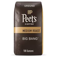 Photo 1 of * Peet's Coffee, Medium Roast Ground Coffee - Big Bang 18 Ounce Bag Big Bang 18 Ounce (Pack of 1)
