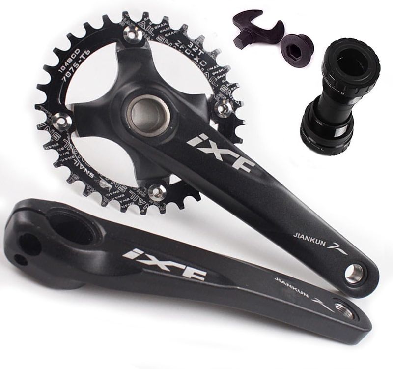 Photo 1 of (READ FULL POST) BUCKLOS ?US Stock? IXF 104 BCD 30-52T Mountain Bike Crankset (Crank Chainring BB Bolts)