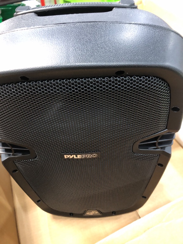 Photo 5 of ***USED - LIKELY MISSING PARTS - UNABLE TO VERIFY FUNCTIONALITY***
Pyle Wireless Portable PA system - 1000W High Powered Bluetooth Compatible Active + Passive Pair Outdoor Sound Speakers w/ USB SD MP3 AUX - 35mm Mount