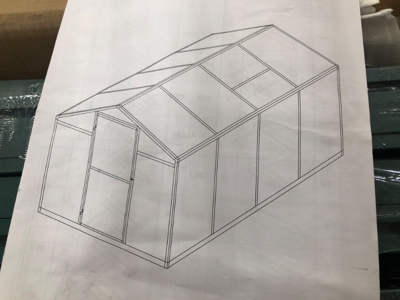 Photo 3 of 
Photo for Reference Only**Augaden Walk-in Aluminum Greenhouse, 244*190*193, 4.3m², 8cm foundation for outdoor garden, Polycarbonate Hobby Greenhouse with Vent Window, Lockable Door,...
Style Name:244x190x193cm/4.3m²
Colour Name: Green