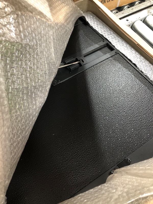 Photo 1 of Hard Folding Truck Bed Tonneau Cover Compatiable with Ford F150 F-150 2015 2016 2017 2018 2019 2020 2021 2022 2023 2024 5.5 FT Short Box, Tri Fold Style