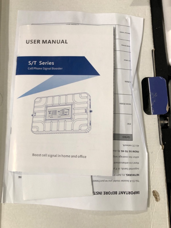 Photo 8 of (READ FULL POST) Cell Phone Signal Booster, Smart Booster, for Home and Office,Up to 8,000 sq ft, Boost 4G LTE/5G for All U.S.& Canadian Carriers-Verizon, AT&T, T-Mobile& More, FCC Approved (Black)
