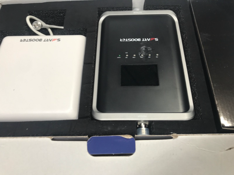 Photo 2 of (READ FULL POST) Cell Phone Signal Booster, Smart Booster, for Home and Office,Up to 8,000 sq ft, Boost 4G LTE/5G for All U.S.& Canadian Carriers-Verizon, AT&T, T-Mobile& More, FCC Approved (Black)
