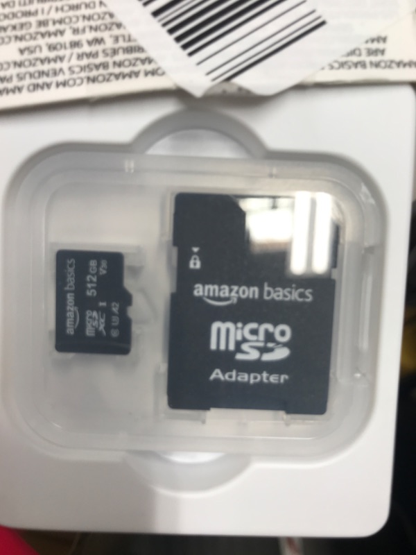 Photo 2 of Amazon Basics Micro SDXC Memory Card with Full Size Adapter