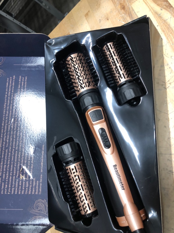 Photo 2 of **POWERS ON AND BRUSH ROTATES**
Beautimeter Hair Dryer Brush, Spinning Blow Dryer Brush for Smooth Blowouts, 3-in-1 Rotating Hot Air Brush Styler for Various Hair Styles