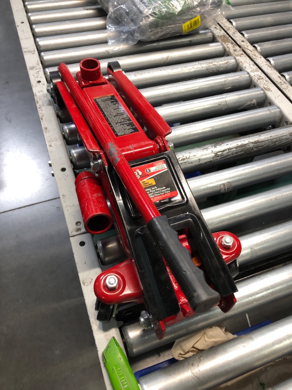 Photo 3 of (READ FULL POST) BIG RED T83006 Torin Hydraulic Trolley Service/Floor Jack with Extra Saddle (Fits: SUVs and Extended Height Trucks): 3 Ton (6,000 lb) Capacity, Red
