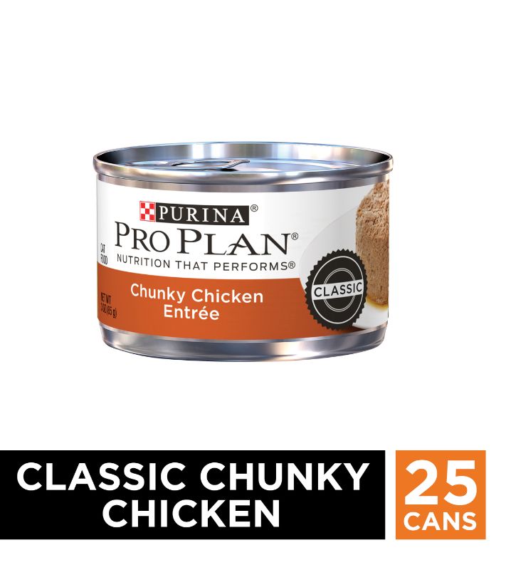 Photo 1 of 
Purina Pro Plan COMPLETE ESSENTIALS High Protein Classic Chunky Chicken Entree Adult Wet Cat Food, 3 Oz., Case of 24, 24 X 3 OZ