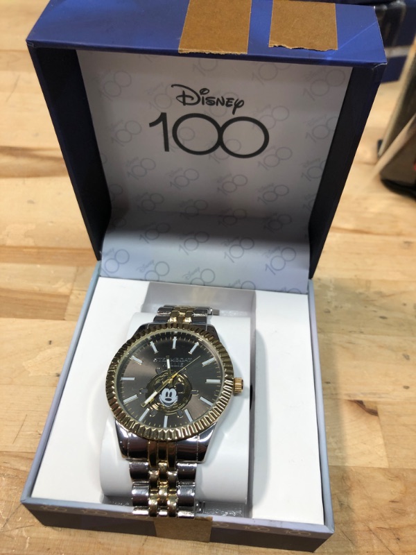 Photo 1 of (bROKEN CAN BE USED FOR PARTS/ FUNCTIONAL) Disney 100th Anniversary watch