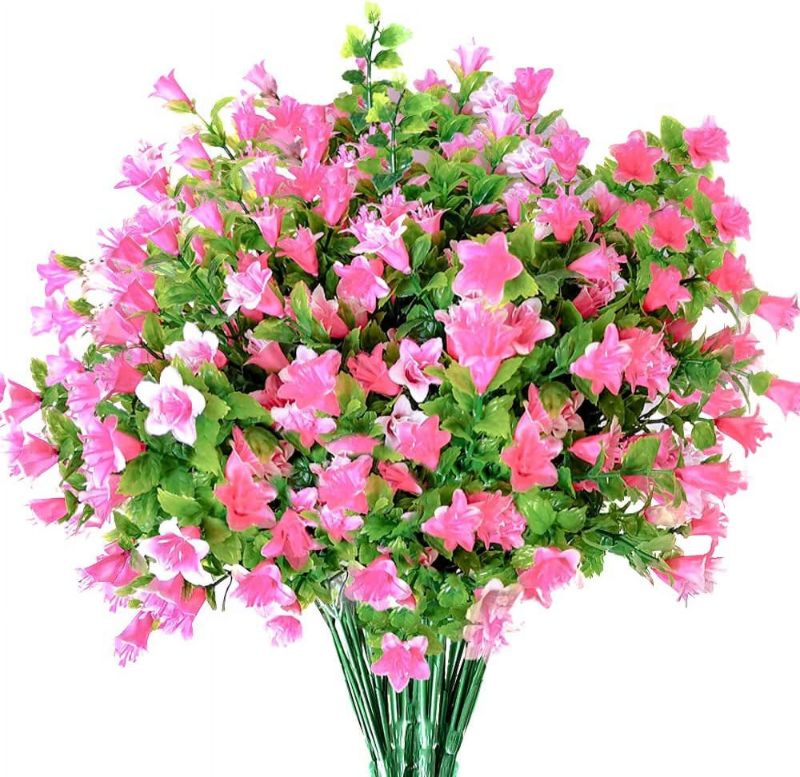 Photo 1 of ARTIFICIAL FLOWERS FAKE FLOWER 6 BUNDLES PINK 13.69