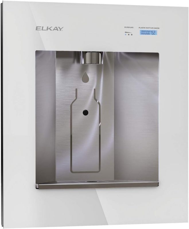 Photo 1 of **SEE NOTES // PARTIAL SET** Elkay LBWD06WHK ezH2O Liv Built-in Filtered Water Dispenser, Remote Chiller, Aspen White
