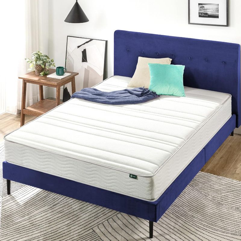 Photo 1 of 
ZINUS 8 Inch Foam and Spring Mattress, Full, CertiPUR-US Certified Foams, Mattress in A Box, White
Style:8"
Pattern Name:New Small Box