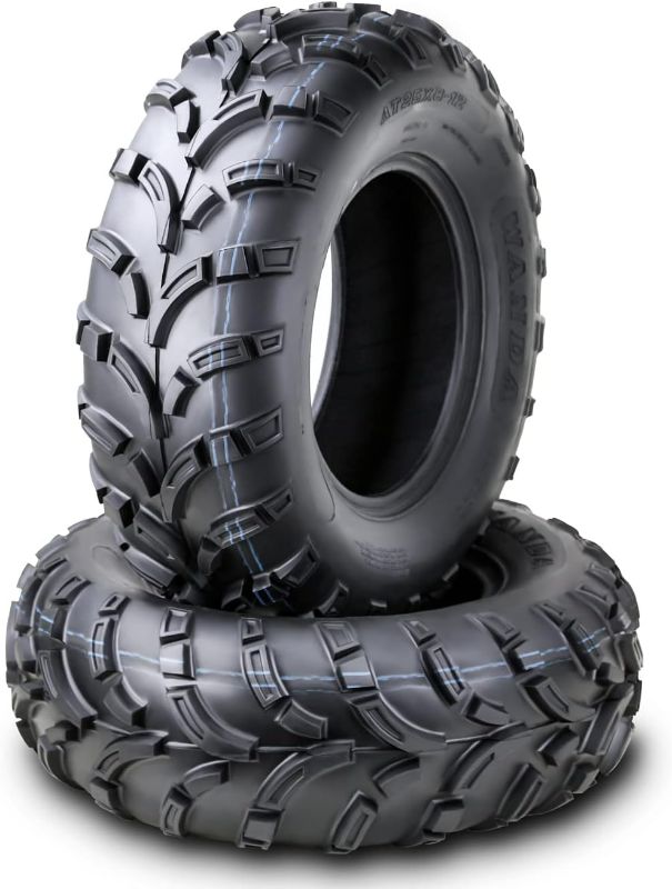 Photo 1 of 
WANDA ATV/UTV Tires 25x8-12 25x8x12 6-Ply Light Mud Tires, Set 2-10243
Size:25X8-12