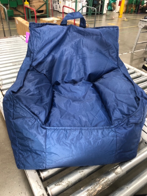 Photo 2 of 
Posh Creations Bean Bag Chair Structured Seat for Toddlers and Kids, Comfy Chair for Gaming, Reading, and Watching TV for Children, Pasadena Chair, Nylon -...
Style:Pasadena Chair
Color:Soft Nylon - Navy