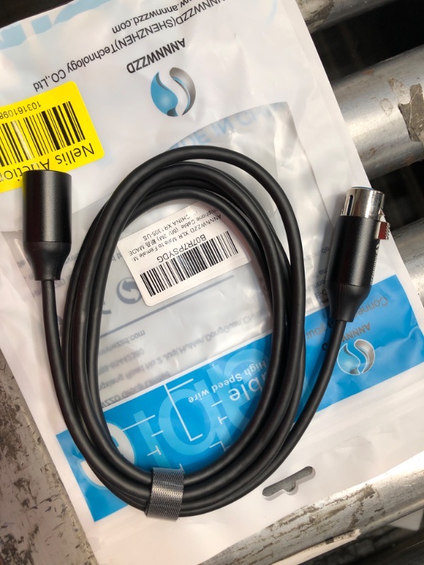 Photo 1 of ANNNWZZD XLR Cables, Microphone Mic Cable for Studio Recorder, Amplifier, Mixer, Speaker, Professional Recording, Live Stage 6ft/2m