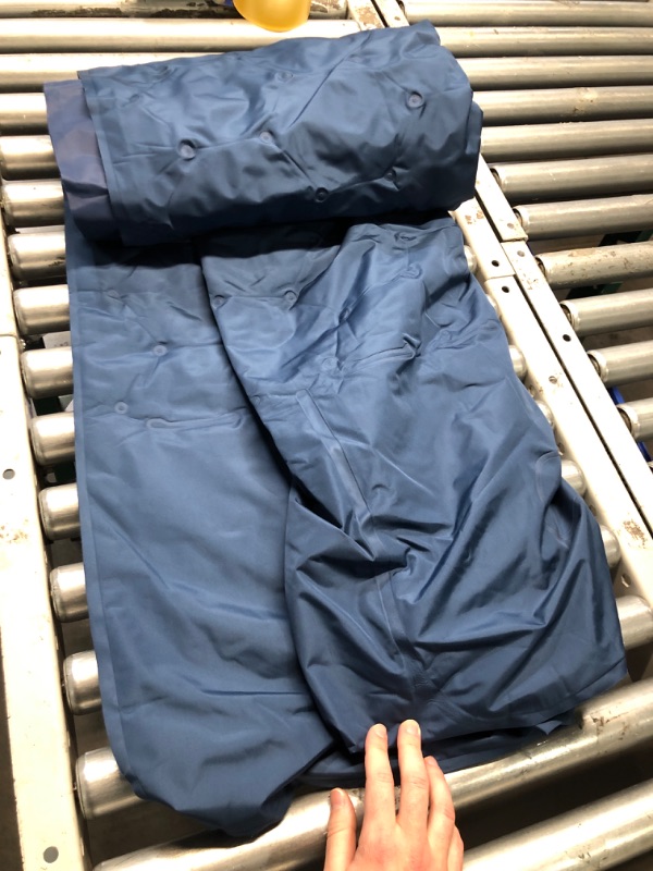 Photo 2 of (READ FULL POST) HiiPeak Sleeping Pad for Camping- Ultralight Inflatable Sleeping Mat with Built-in Foot Pump & Pillow, Upgraded Compact Camping Air Mattress for Camping, Backpacking, Hiking (Navy Blue)
