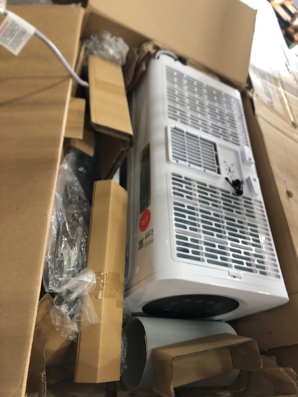 Photo 2 of 12,000 BTU Portable Air Conditioner Cools Up to 500 Sq.Ft, 3-IN-1 Energy Efficient Portable AC Unit with Remote Control & Installation Kits for Large Room, Campervan, Office, Temporary Space