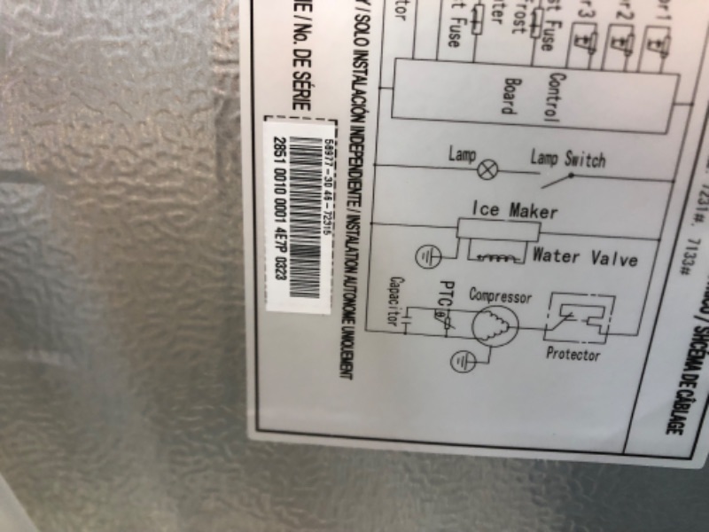 Photo 5 of * SEE NOTES* Kenmore 18.1-cu ft Top-Freezer Refrigerator