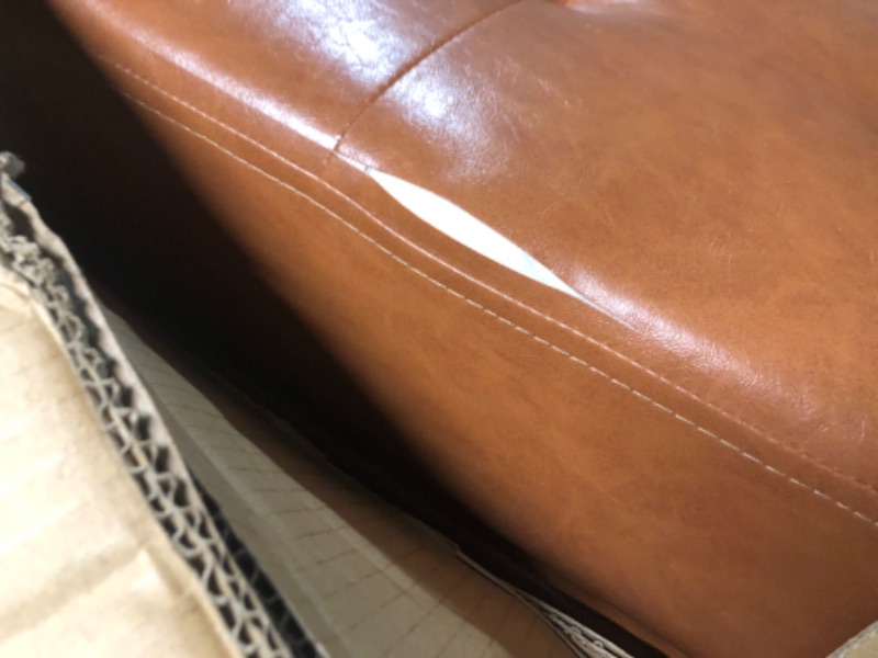 Photo 3 of ***DAMAGED - BOX CUTTER SLASH - SEE PICTURES - LIKELY MISSING PARTS***
DWVO Futon Sofa Bed (G-1-17 10-10 FTLFSF-0018)