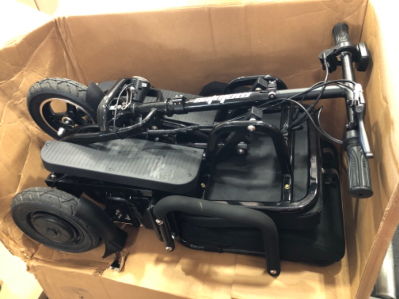 Photo 2 of * MISSING CHARGER* MotoTec Folding Mobility Electric Trike 48v 700w Dual Motor Lithium Black