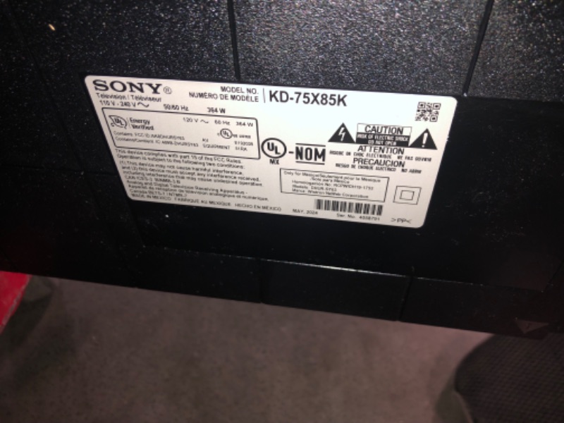 Photo 4 of 75" Class X85K LED 4K UHD Smart Google TV (2023)