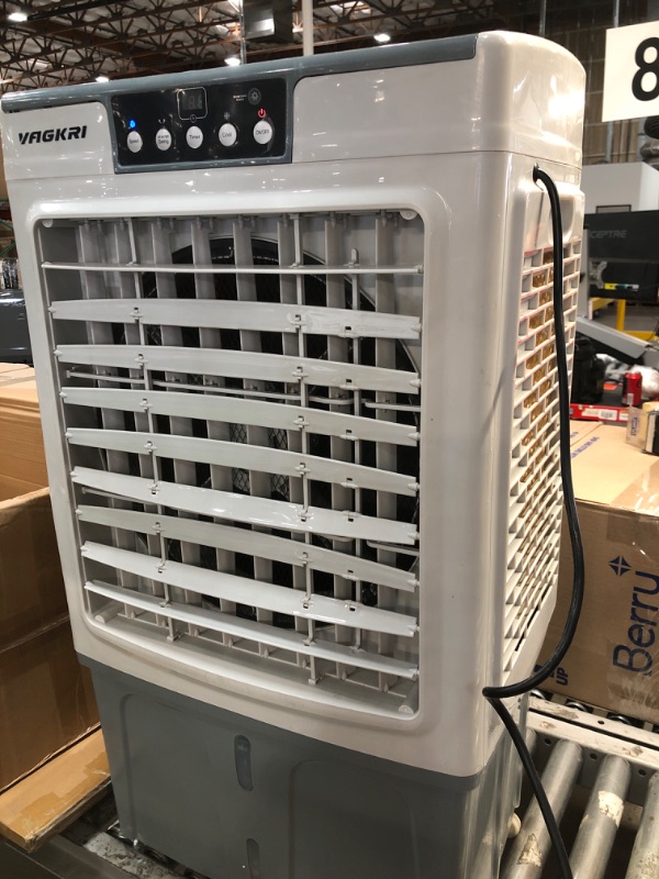 Photo 2 of **PARTS ONLY** Evaporative Cooler, VAGKRI 3000CFM Evaporative Air Cooler, 120°Oscillation Swamp Cooler with Remote Control, 24H Timer, 3 Wind Speeds for Outdoor Indoor Use,12 Gallon