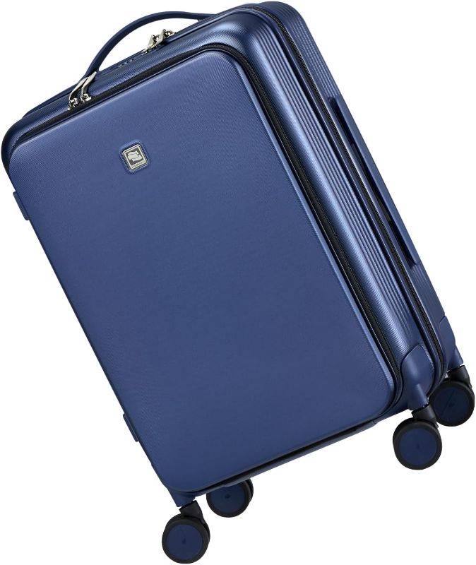 Photo 1 of ***USED - SCRATCHED - SEE PICTURES***
Hanke Grace Suitcases with Wheels Hardshell Carry On Luggage Airline Approved, 20 Inch Travel Suitcase Lightweight Tsa Luggage for Short Business Trips, Dark Blue.