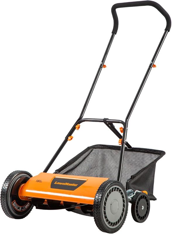 Photo 1 of ****PARTS ONLY ****LawnMaster LMRM1801 Push Reel Lawn Mower 18-Inch 5-Blade
