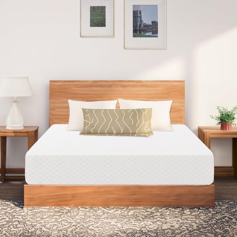 Photo 1 of 10 Inch Queen Cooling Gel Memory Foam Medium Firm Mattress Cool Sleep