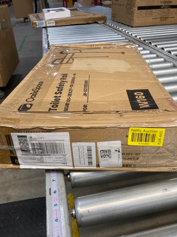 Photo 1 of OasisSpace Stand Alone Toilet Safety Rail - Heavy Duty Medical Toilet Safety Frame for Elderly, Handicap and Disabled - Adjustable Bathroom Toilet Handrails Grab Bar, Fit Any Toilet