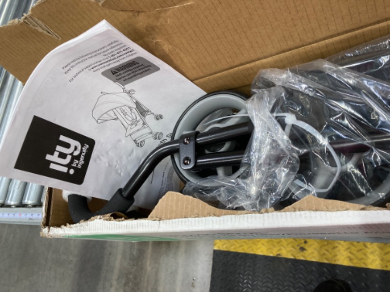 Photo 2 of Ingenuity: ity by Ingenuity Smooth Stroll Convenience Stroller, Lightweight, with Aluminum Frame, Large Seat Area, 2 Position Recline, Extra Large Storage Basket – for Travel