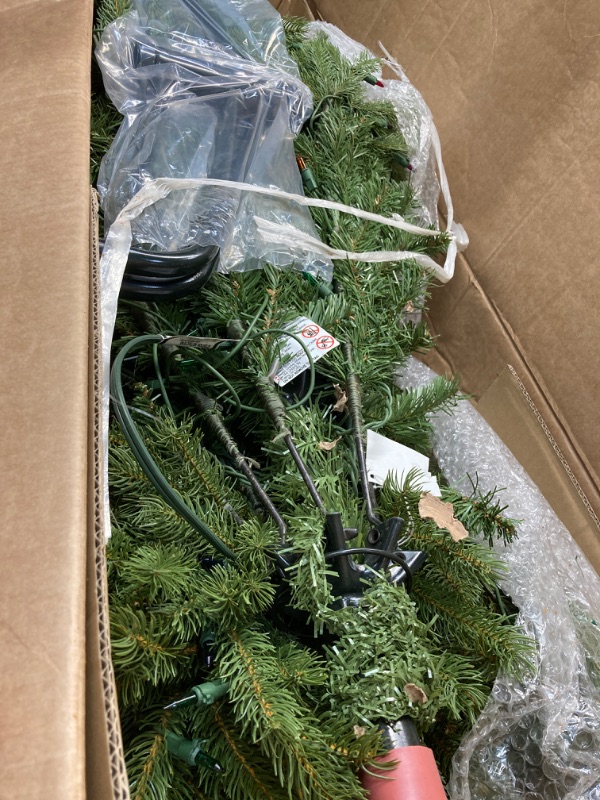 Photo 2 of ***(LIGHTS DON'T WORK)***
National Tree Company 'Feel Real' Pre-lit Artificial Christmas Tree | Includes Pre-strung Multi-Color Lights and Stand | Jersey Fraser Fir - 7.5 ft