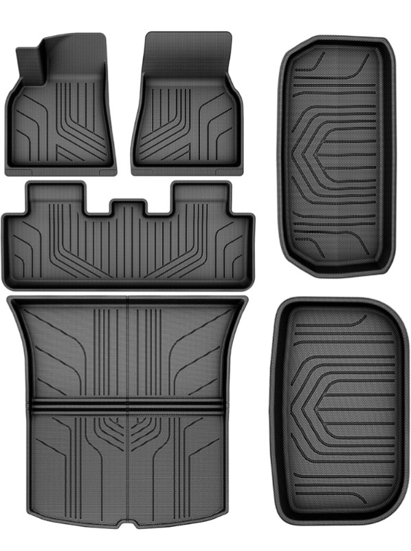 Photo 1 of YITAMOTOR Tesla Model Y Floor Mats Full Set Custom Fit 